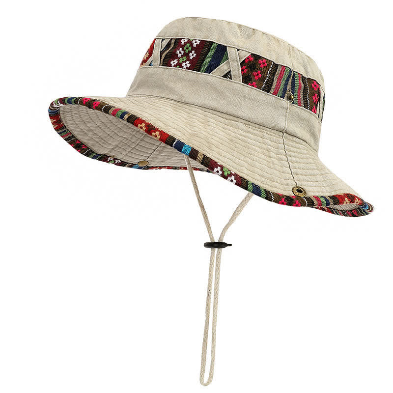 Cappello unisex Boho geometrico floreale