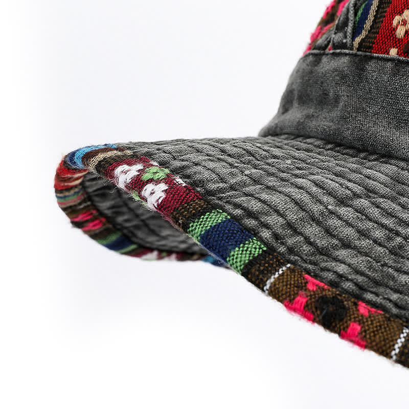 Cappello unisex Boho geometrico floreale