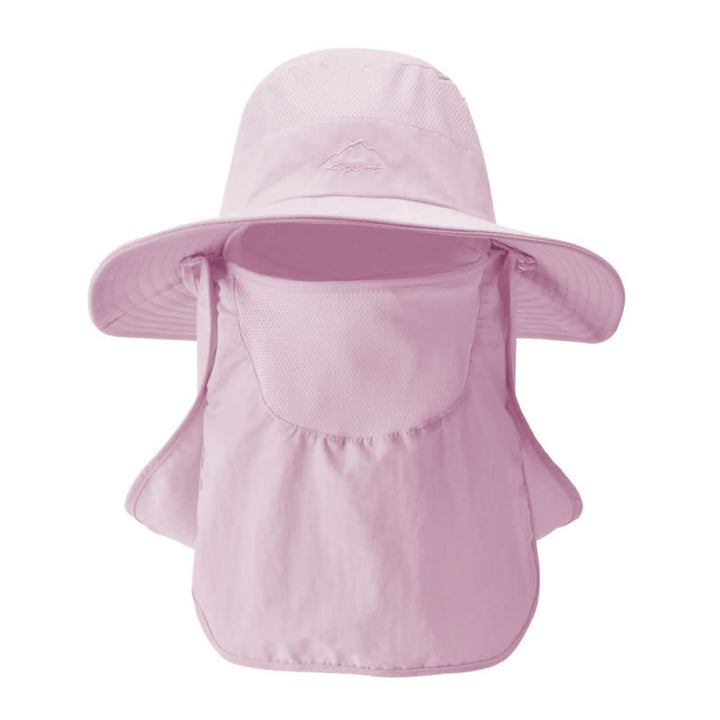 Cappello da trekking con mascherina staccabile da uomo - Rosa - Regolabile (22"-24 1/2") - image 14