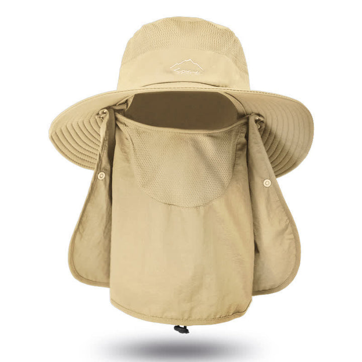 Cappello da trekking con mascherina staccabile da uomo