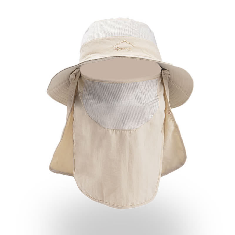 Cappello da trekking con mascherina staccabile da uomo