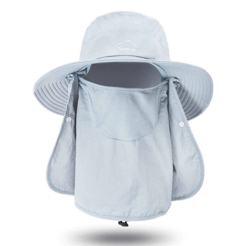 Cappello da trekking con mascherina staccabile da uomo