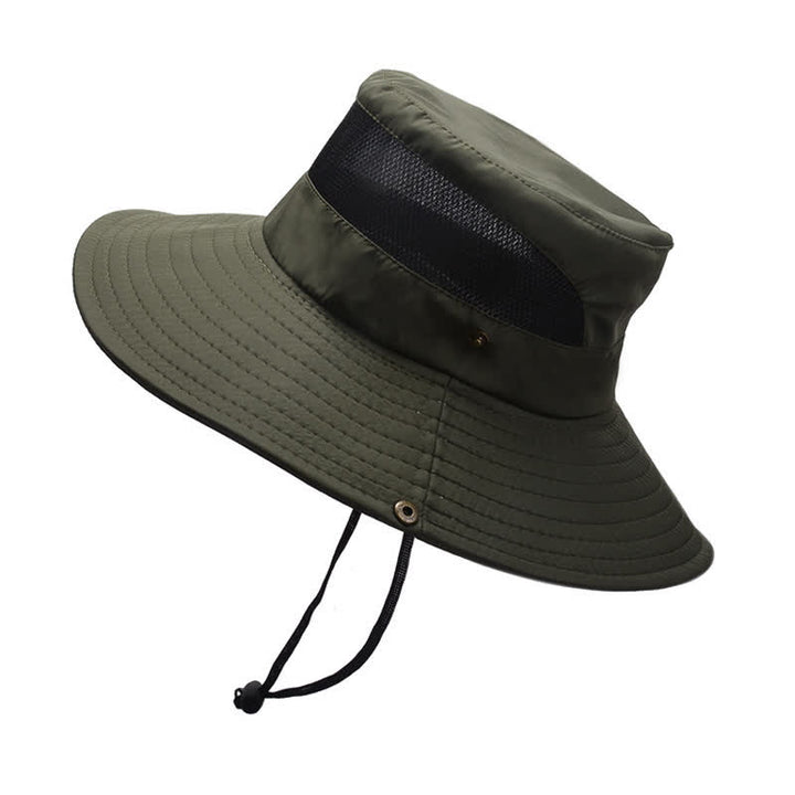 Cappello da viaggio da spiaggia con protezione solare estiva da uomo