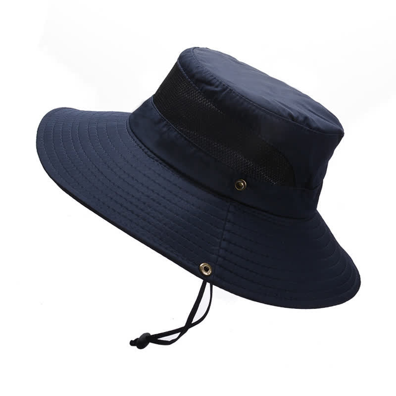 Cappello da viaggio da spiaggia con protezione solare estiva da uomo