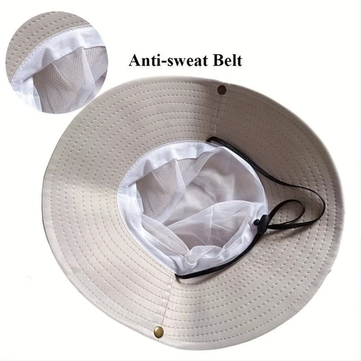 Cappello da viaggio da spiaggia con protezione solare estiva da uomo