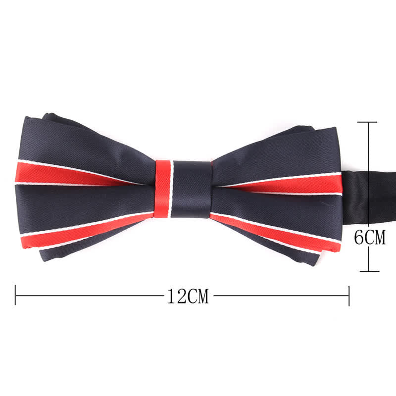 Papillon a righe colorate elegante e innovativo da uomo