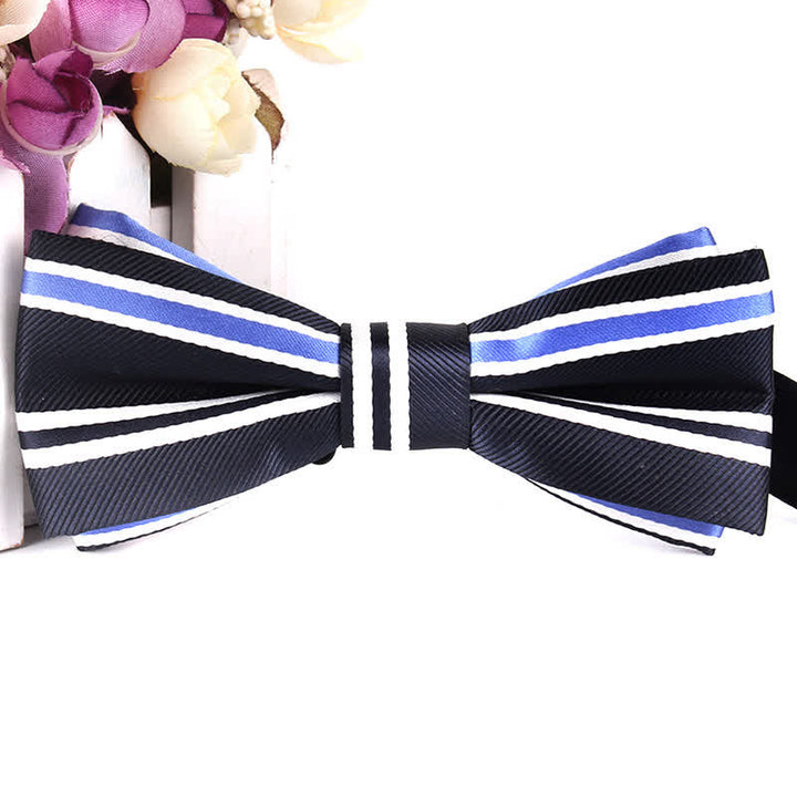 Papillon a righe colorate elegante e innovativo da uomo