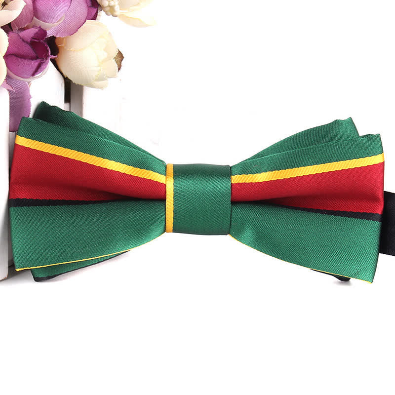 Papillon a righe colorate elegante e innovativo da uomo