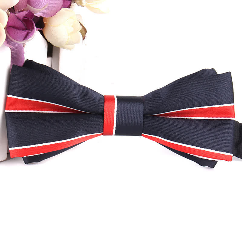 Papillon a righe colorate elegante e innovativo da uomo