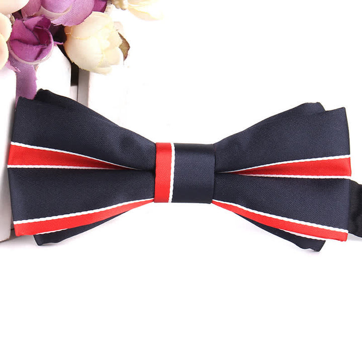 Papillon a righe colorate elegante e innovativo da uomo