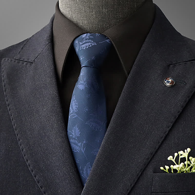 Cravatta da uomo con motivo floreale vintage - Marina Militare - Da annodare - image 22