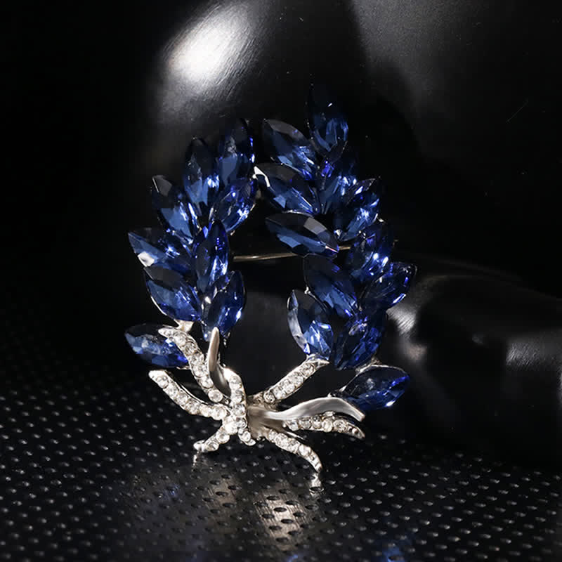 Spilla di lusso da donna a forma di bouquet di spighe di grano