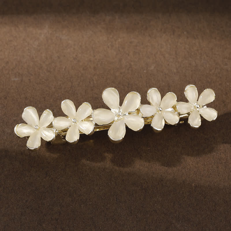 Fermaglio per capelli con farfalla e fiore in opale da donna - Fiore - image 6