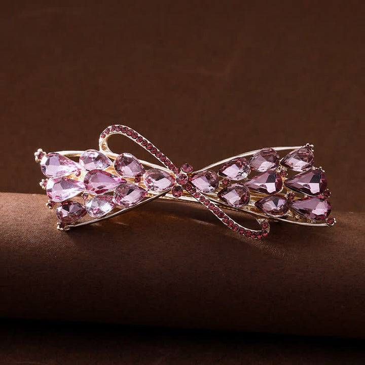 Fermaglio per capelli con cristalli scintillanti da donna - Viola - image 0