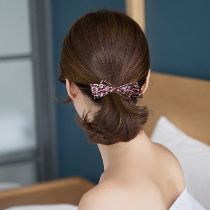 Fermaglio per capelli con cristalli scintillanti da donna - image 1