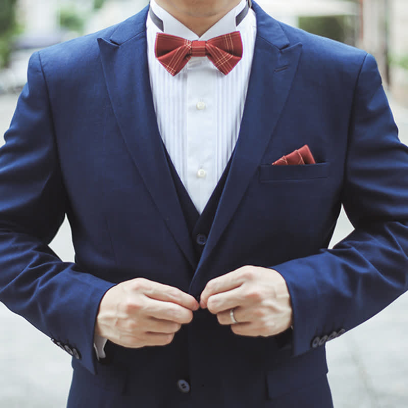 Papillon classico scozzese in stile britannico da uomo
