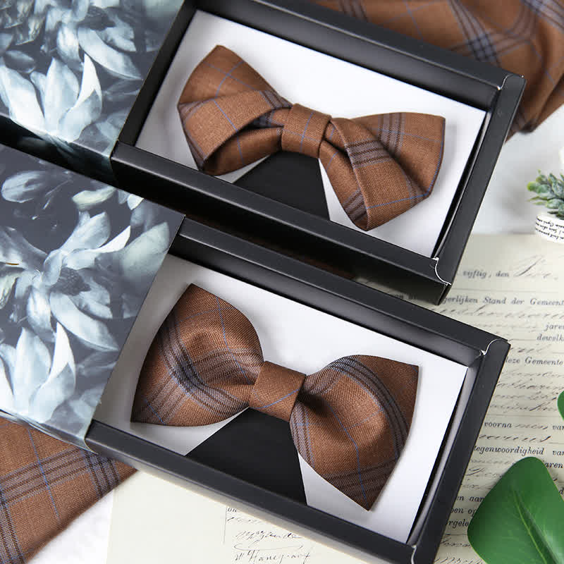 Papillon classico scozzese in stile britannico da uomo