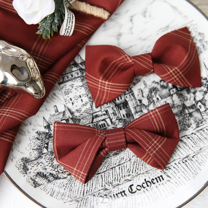 Papillon classico scozzese in stile britannico da uomo