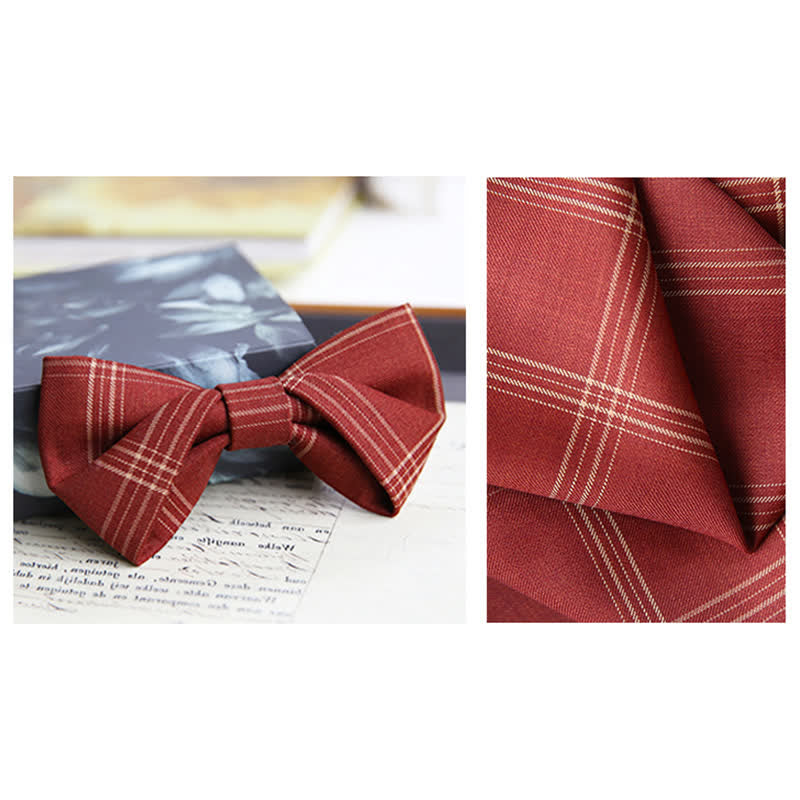 Papillon classico scozzese in stile britannico da uomo