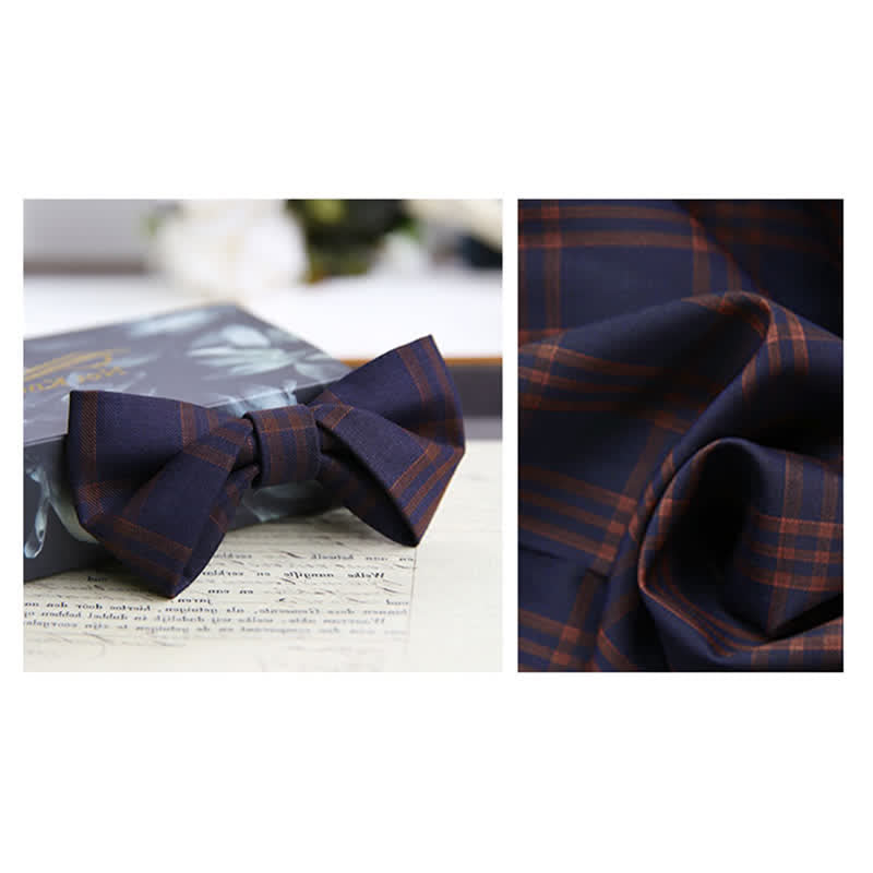 Papillon classico scozzese in stile britannico da uomo