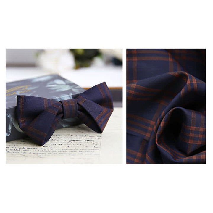 Papillon classico scozzese in stile britannico da uomo