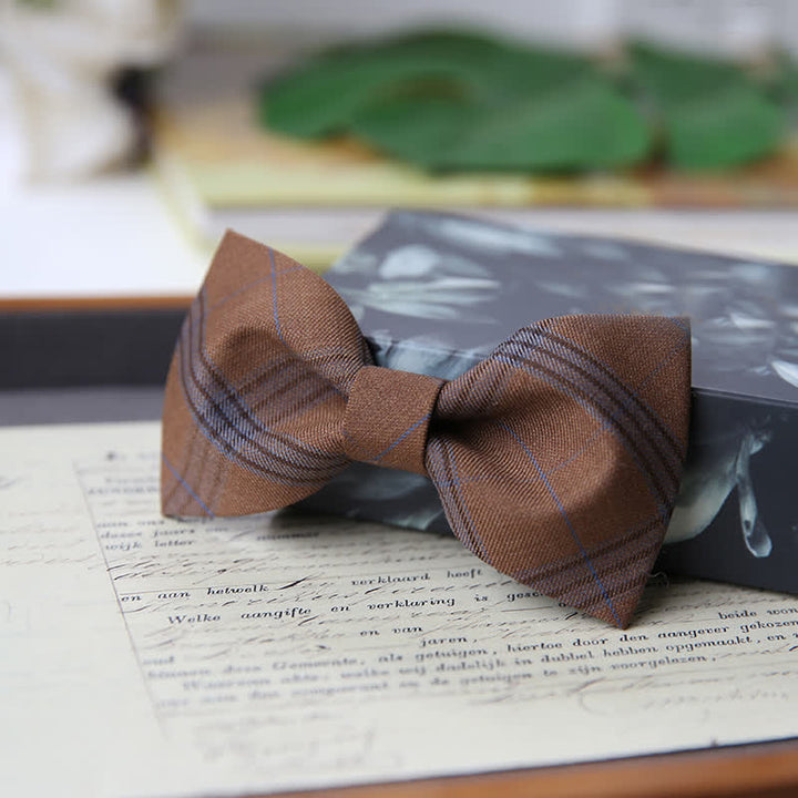 Papillon classico scozzese in stile britannico da uomo