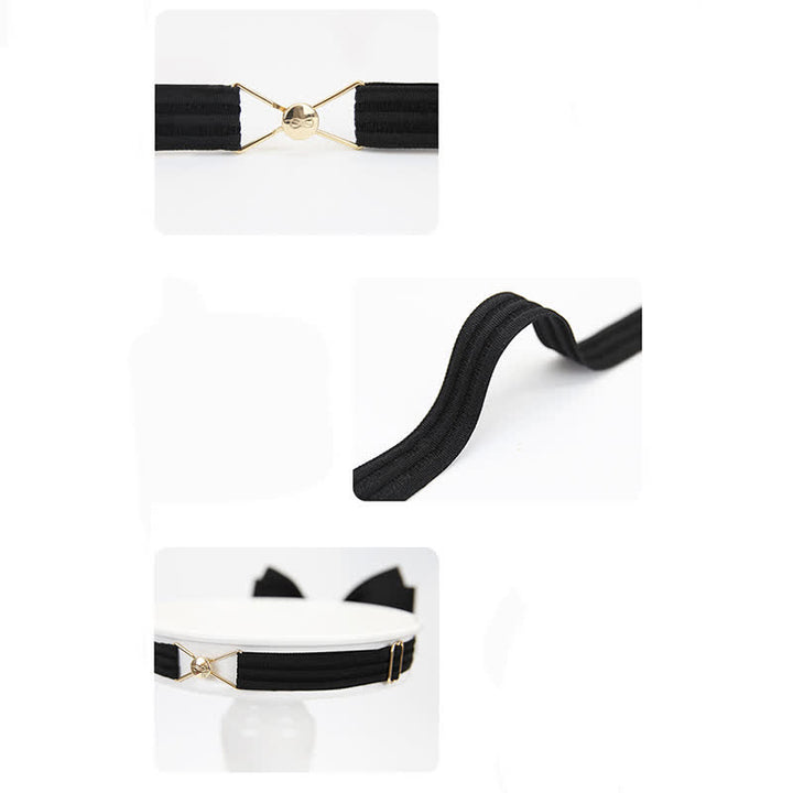 Papillon da sposo da uomo con pittura dorata e nera