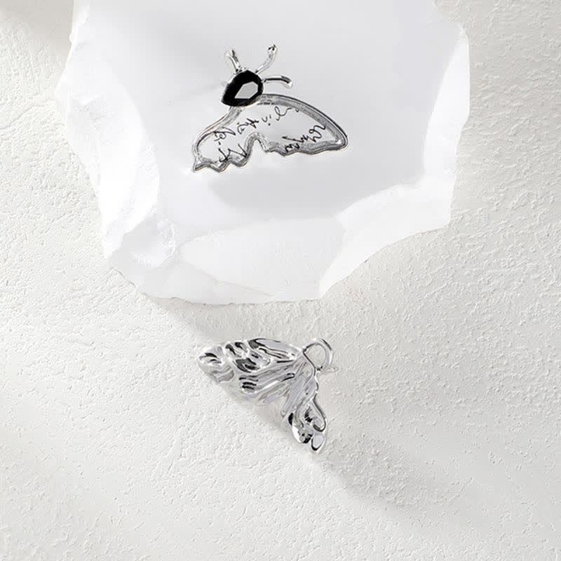 Spille con bottone rimovibile a farfalla da donna, clip per cintura jeans - image 7