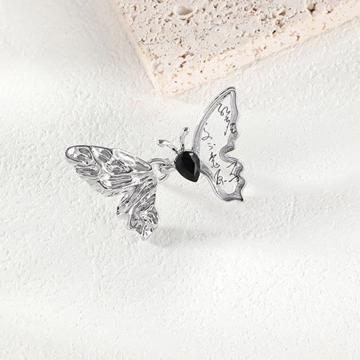 Spille con bottone rimovibile a farfalla da donna, clip per cintura jeans - image 5