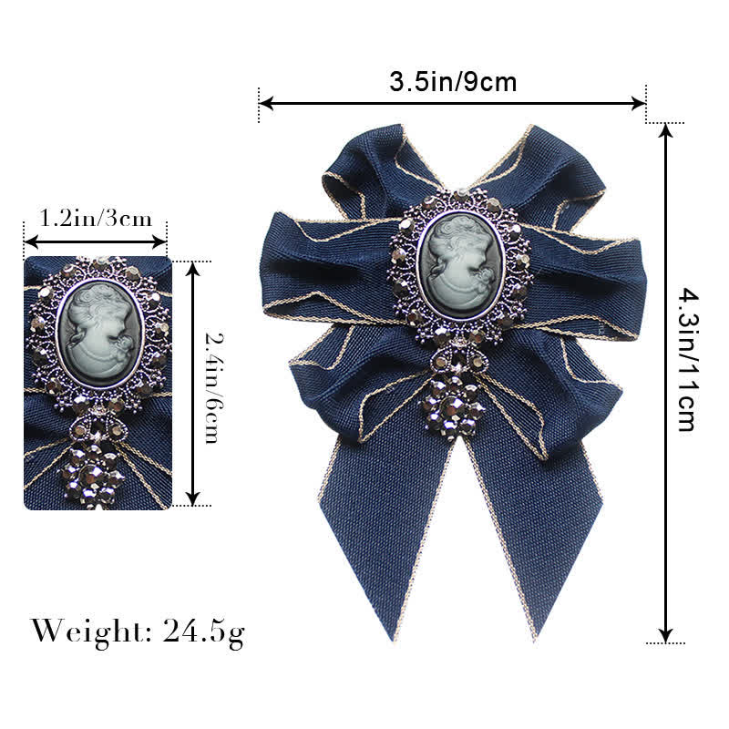 Papillon da sposa con strass e rilievo da donna