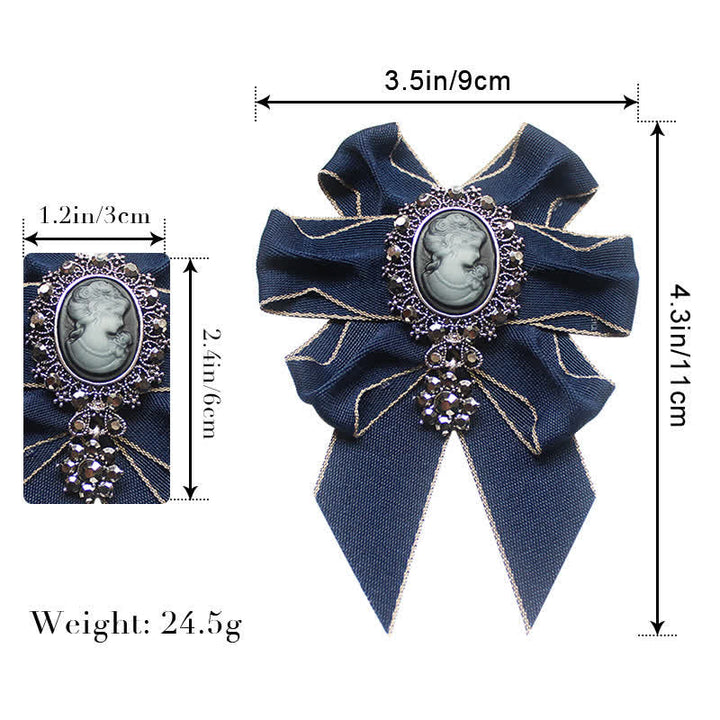 Papillon da sposa con strass e rilievo da donna