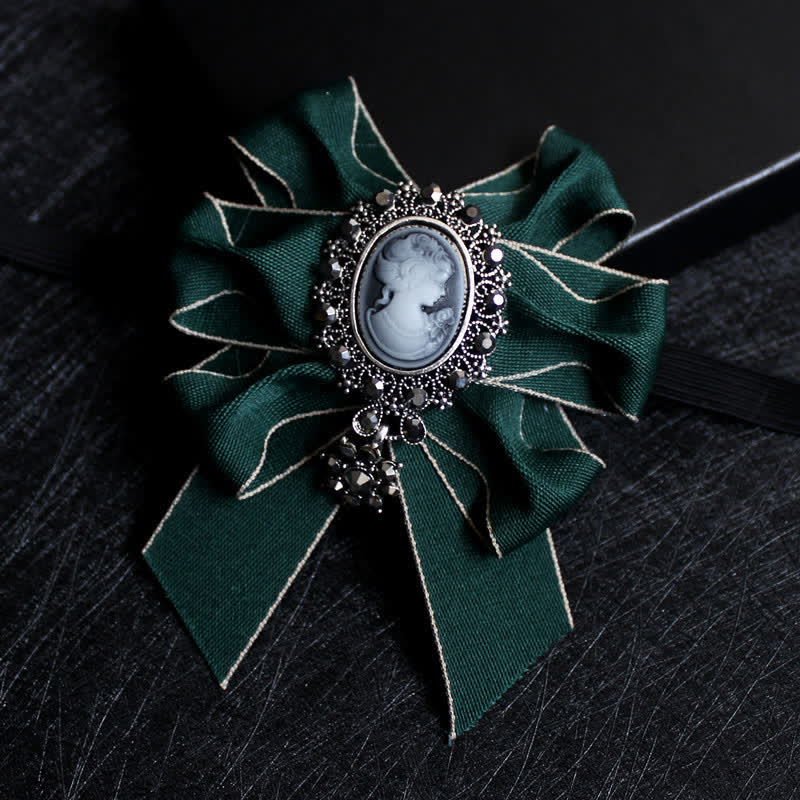 Papillon da sposa con strass e rilievo da donna - Verde - image 8