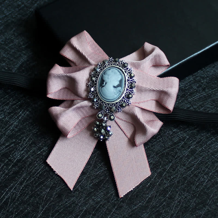 Papillon da sposa con strass e rilievo da donna - Rosa - image 14