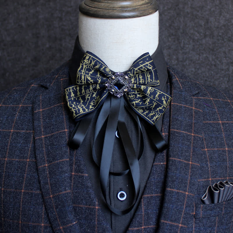 Classico papillon con fiocco in stile britannico - Stile #20 - image 22