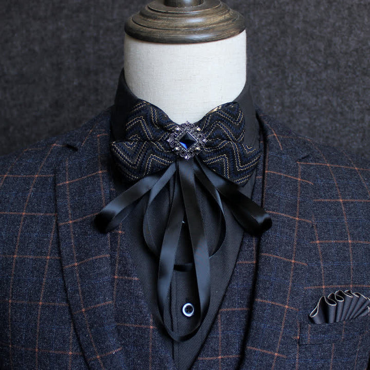 Classico papillon con fiocco in stile britannico - Stile #17 - image 19