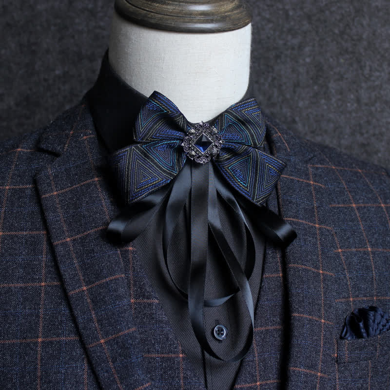 Classico papillon con fiocco in stile britannico - Stile n. 7 - image 9