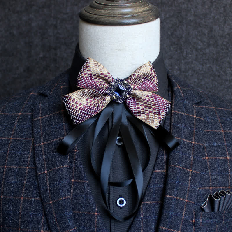 Classico papillon con fiocco in stile britannico - Stile n. 5 - image 7