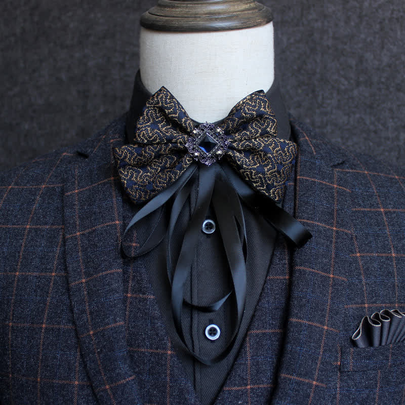Classico papillon con fiocco in stile britannico - Stile n. 9 - image 11
