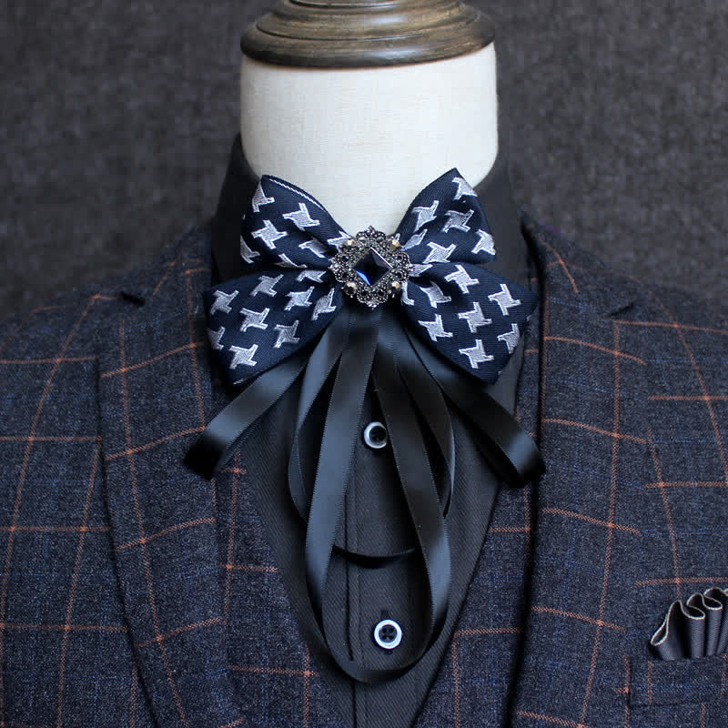 Classico papillon con fiocco in stile britannico - Stile n. 11 - image 13