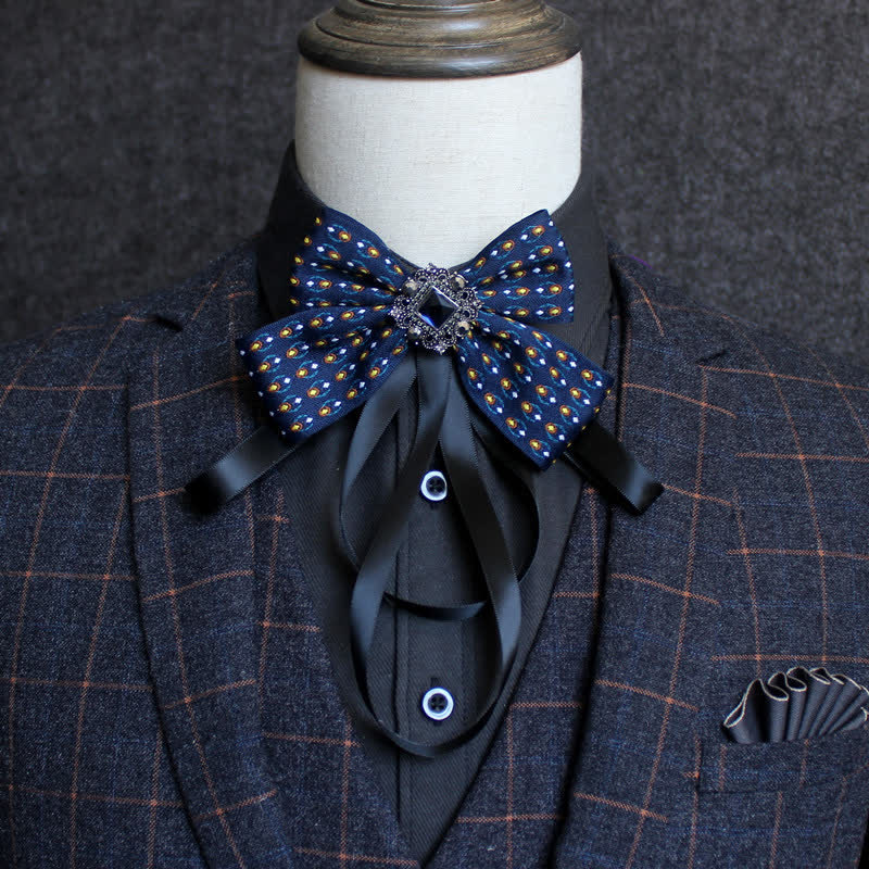Classico papillon con fiocco in stile britannico - Stile n. 13 - image 15
