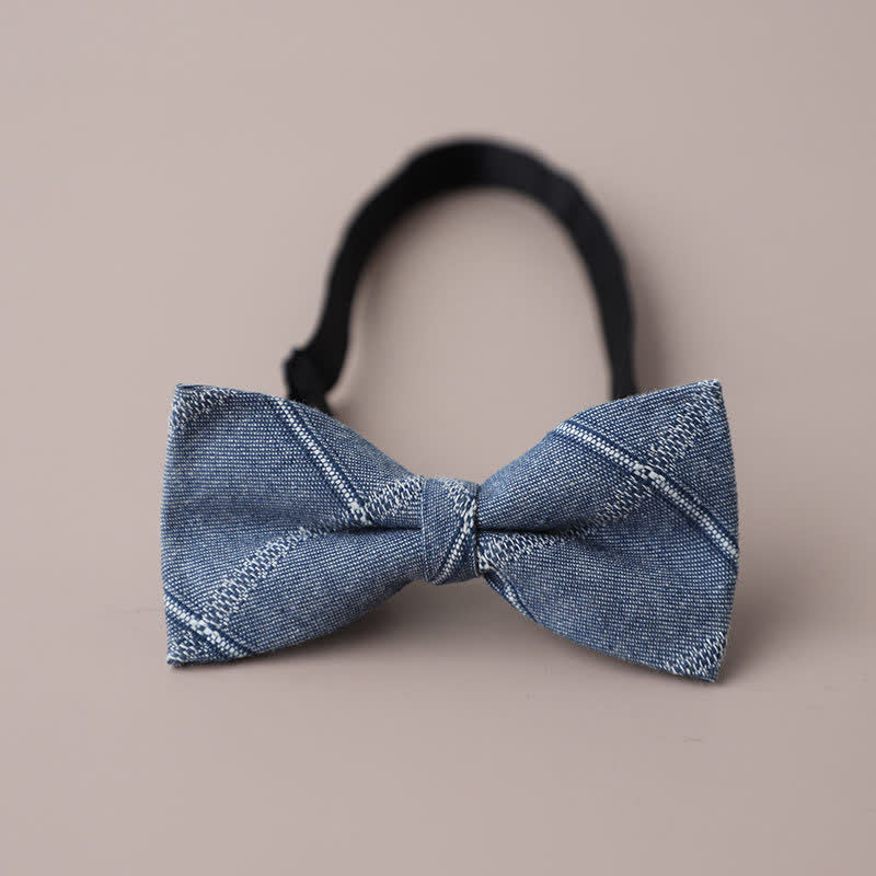 Papillon a quadri retrò casual formale da uomo