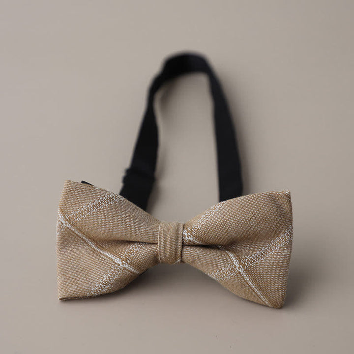 Papillon a quadri retrò casual formale da uomo