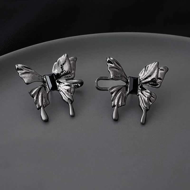 Clip per cintura con bottone staccabile a farfalla per jeans da donna - Grigio - image 5