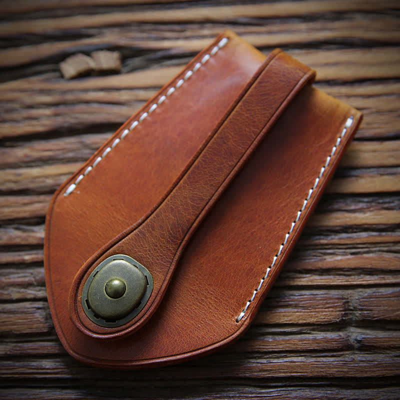 Retro Safe Storage Buckle funzionale portachiavi estraibile - Marrone - image 0
