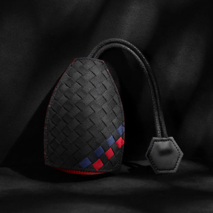 Custodia portachiavi auto in pelle estraibile Modern Weave - Nero #2 - image 6