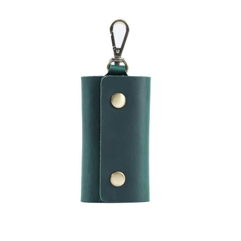 Portachiavi versatile in pelle per auto con cintura - Verde - image 13