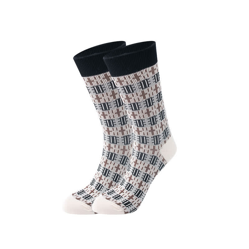 Calzini da uomo vintage Cross Gentleman Crew