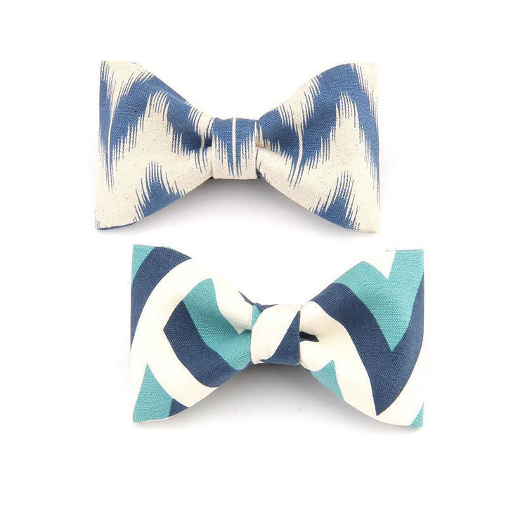 Papillon da uomo in cotone stampato moderno e abbagliante