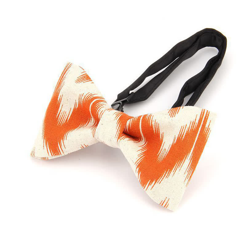 Papillon da uomo in cotone stampato moderno e abbagliante