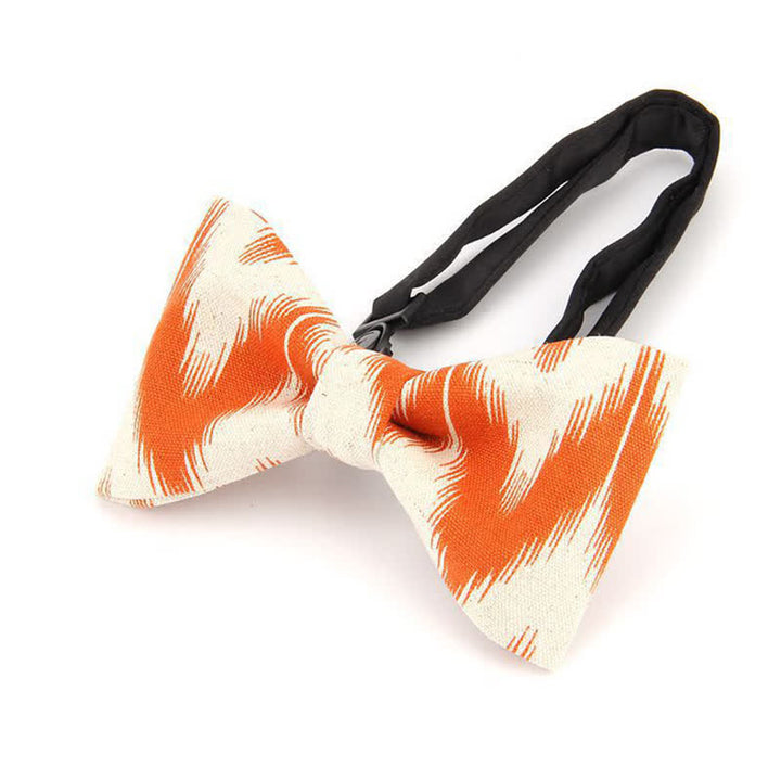 Papillon da uomo in cotone stampato moderno e abbagliante